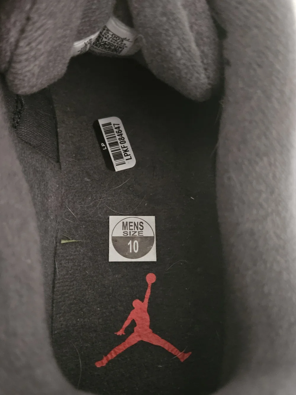 Jordan Flight Court Men’s Size 10 Low Top Dark Grey Infrared HF3255-003